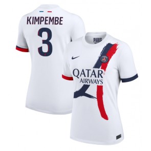 Paris Saint-Germain Presnel Kimpembe #3 Gostujuci Dres za Ženska 2024-25 Kratak Rukavima